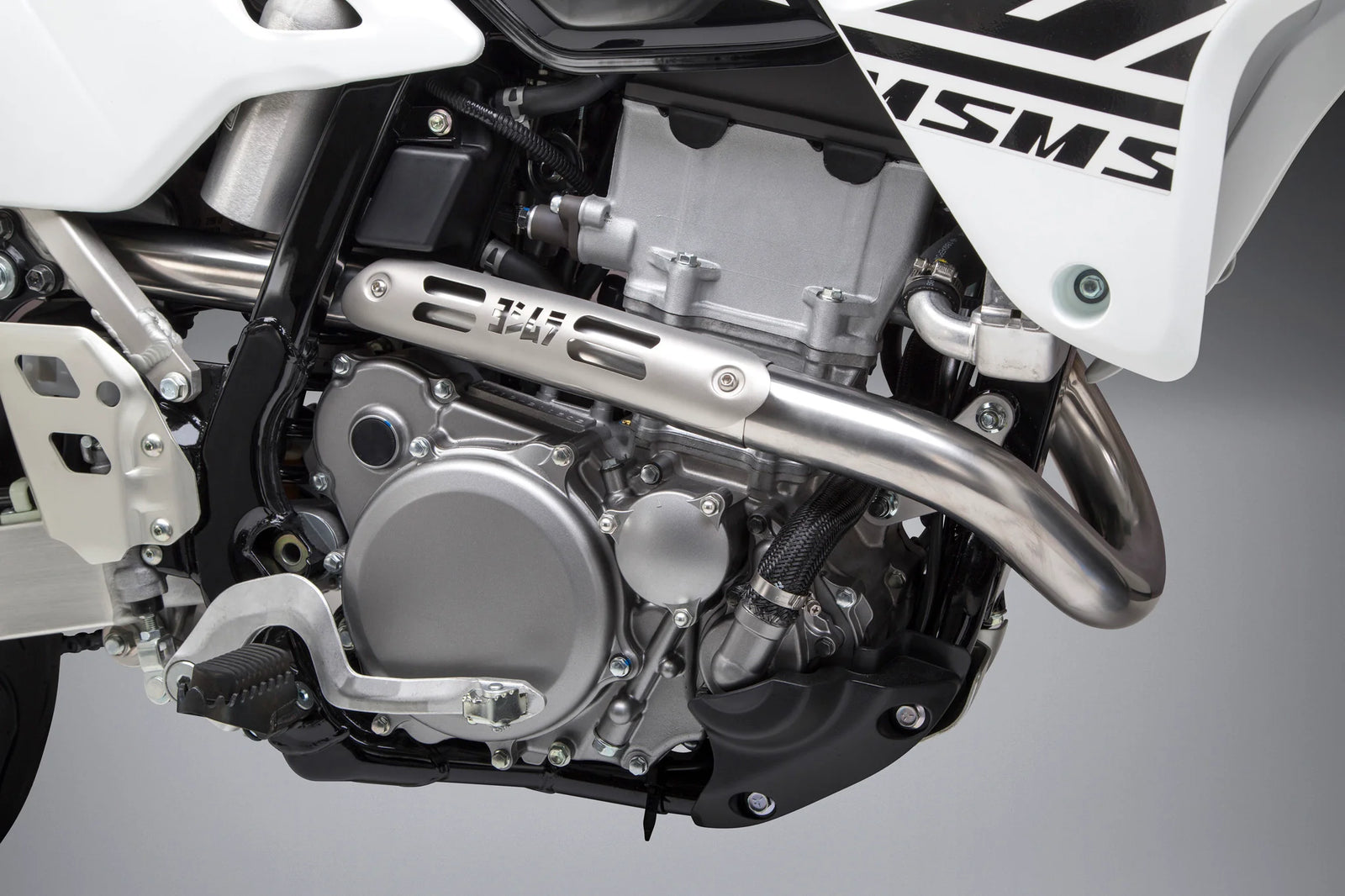 Yoshimura DR-Z400S/SM 00-24 RS-2 Stainless Full Exhaust, W/ Aluminum Muffler