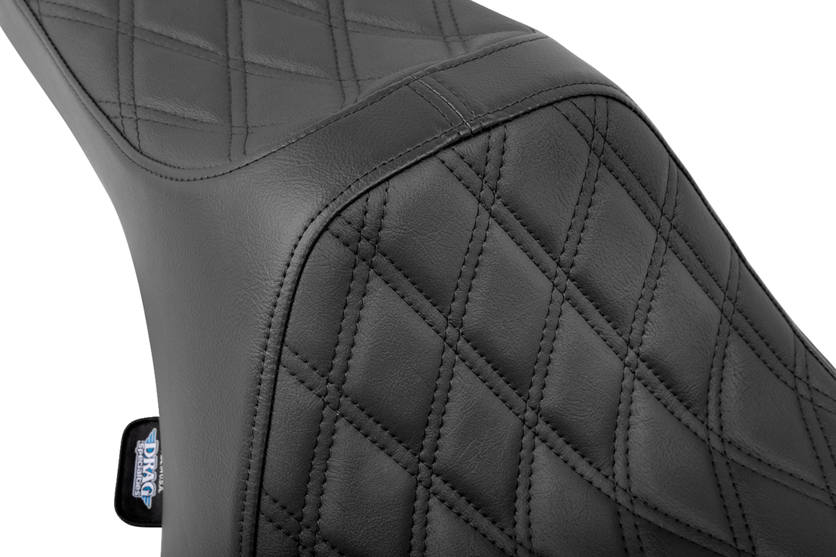 Drag Specialties Seats Predator III Seat - Double Diamond - Black - FLT/FLH '23-'24