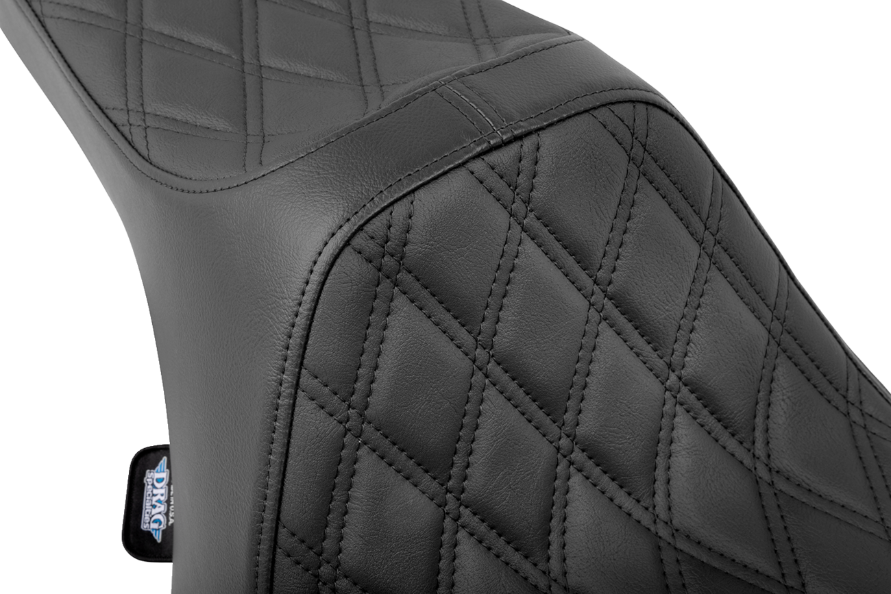 Drag Specialties Seats Predator III Seat - Double Diamond - Black - FLT/FLH '23-'24