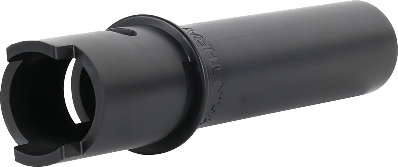 Thrashin Supply CO. Throttle Tube - Smooth - 1" - Touring TBW - Black