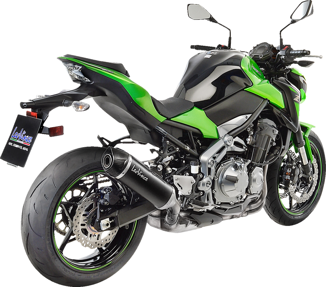 LeoVince Nero Slip-On Muffler - Stainless Steel - Z 900