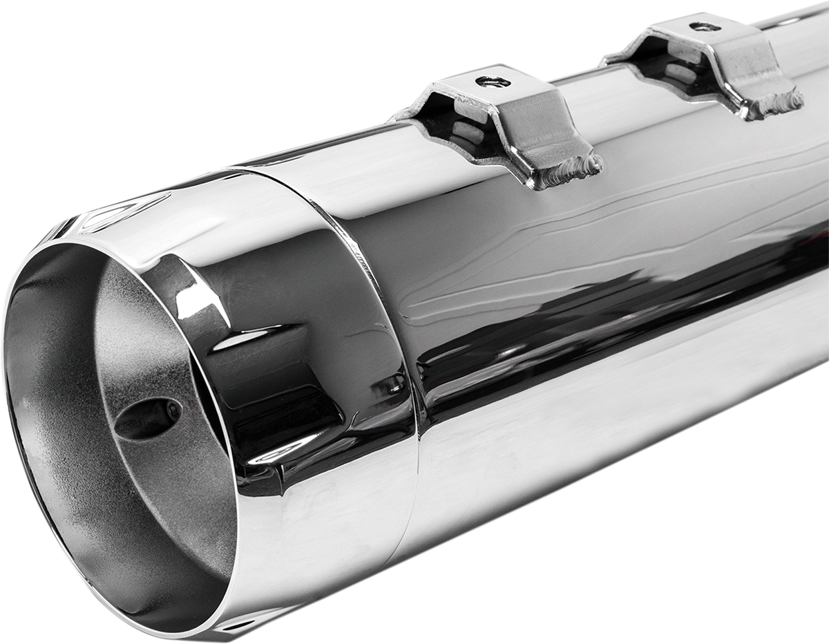 S&S Cycle 4-1/2" MK45 Performance Mufflers - Black With Black Thruster