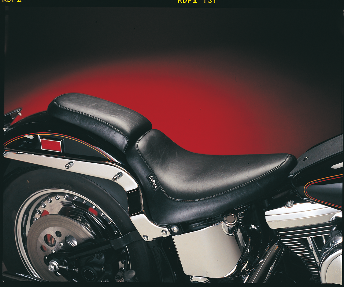 Le Pera Silhouette Solo Seat - Smooth - Black - Softail '84-'99
