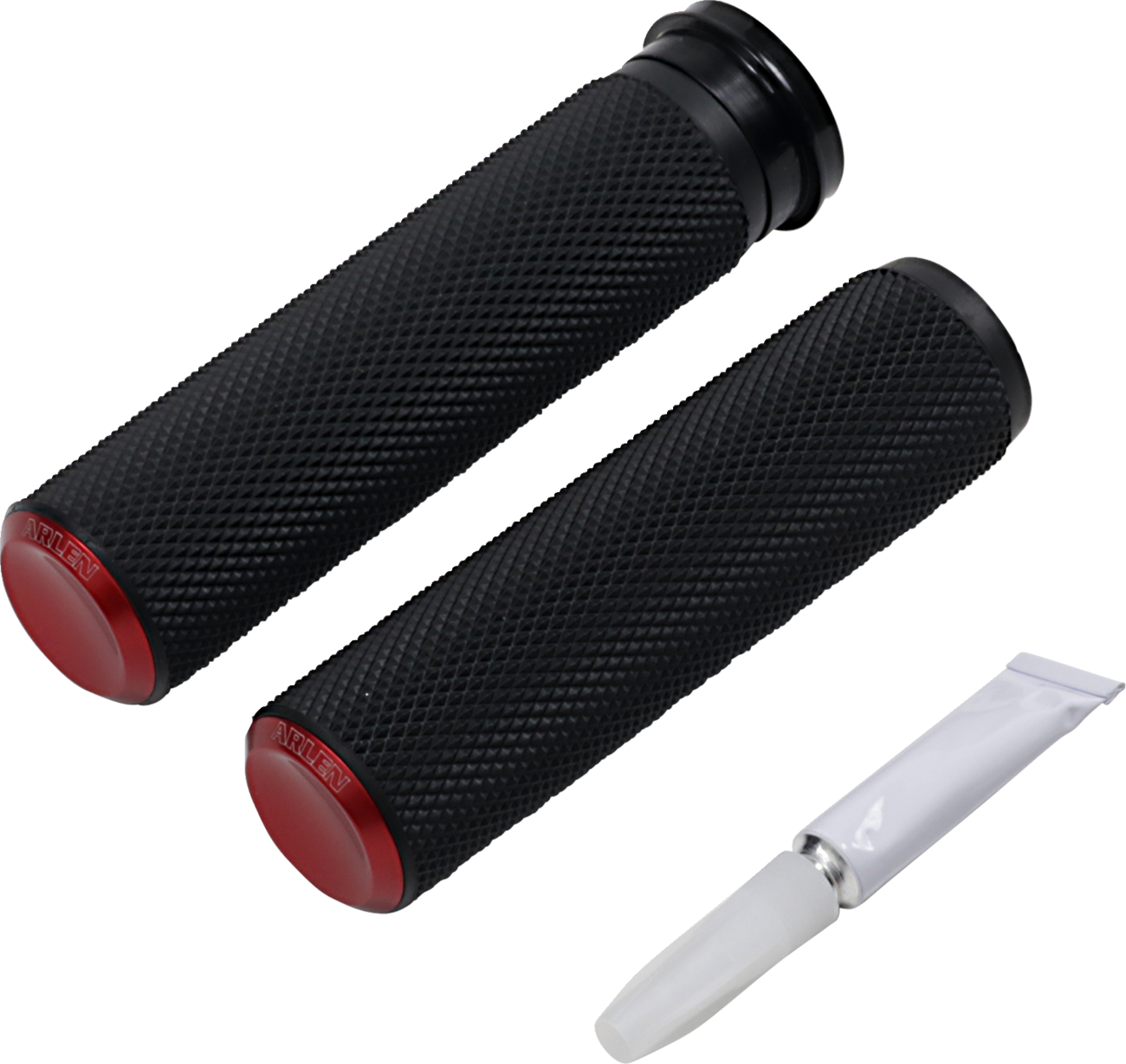 Arlen NESS Knurled Grips - TBW - Red