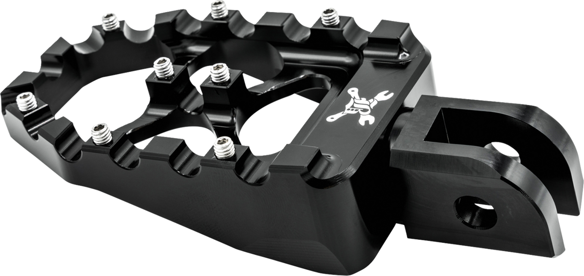 Burly Brand MX Evolution Driver Pegs - Black - Softail