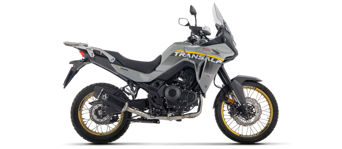 Full System With Indy Race Evo Aluminium Dark" Slip On With Carbon Fiber End Cap"