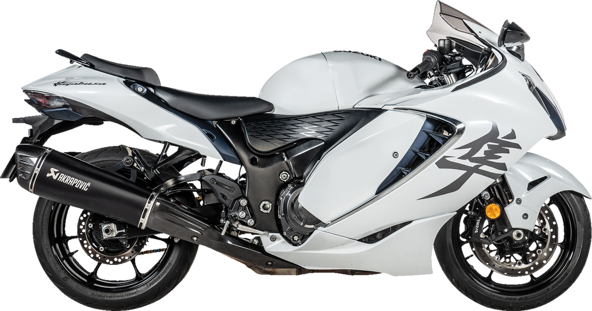 Akrapovic Slip-On Line Mufflers - Titanium Black - Suzuki GSX-1300R Hayabusa