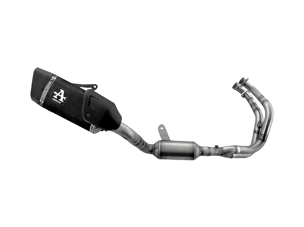 Arrow 71958PKNW Pista Titanium Dark Full System With Carbon End Cap