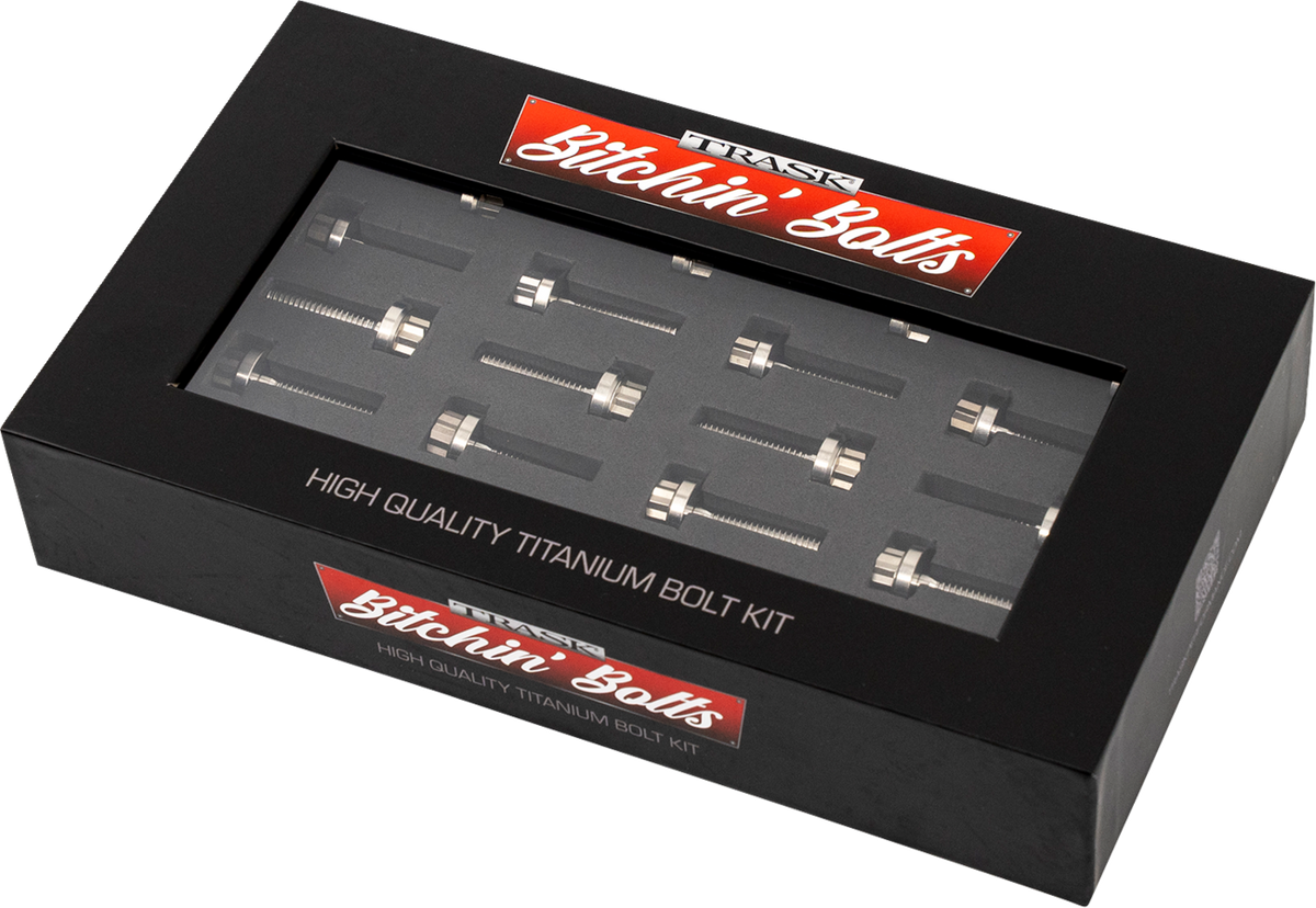 Trask Bitchin' Bolts Hardware Kit - Titanium - M8 - Rocker Box