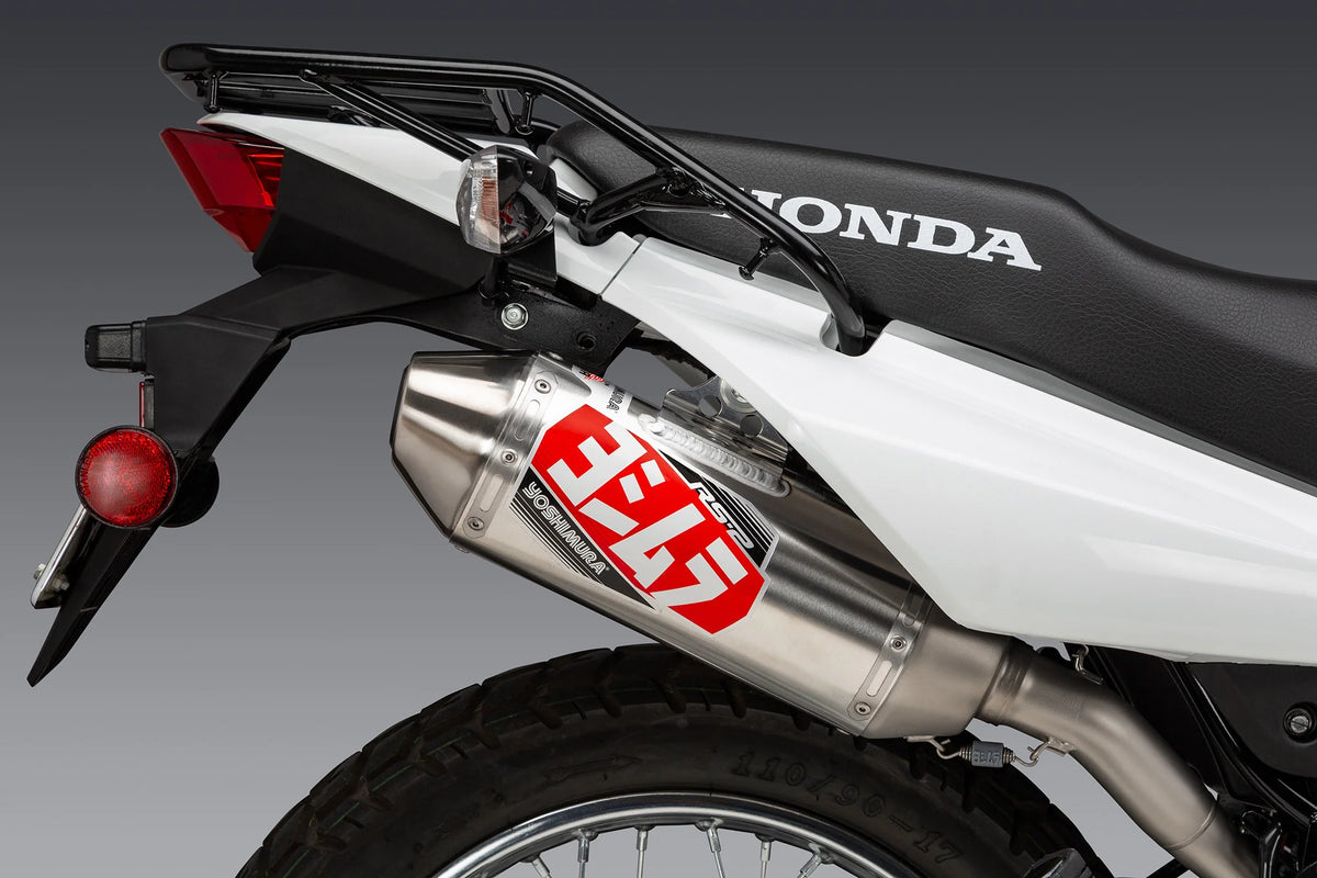 Yoshimura XR150L 23-26 Enduro RS-2 Stainless Slip-On Exhaust, W/ Aluminum Muffler