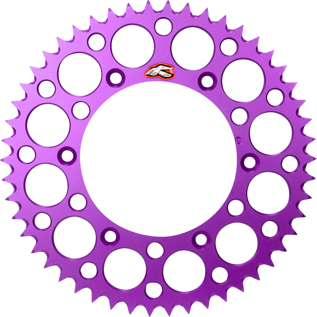 Renthal Rear Sprocket - Aluminum - 50 Tooth - Purple - Suzuki