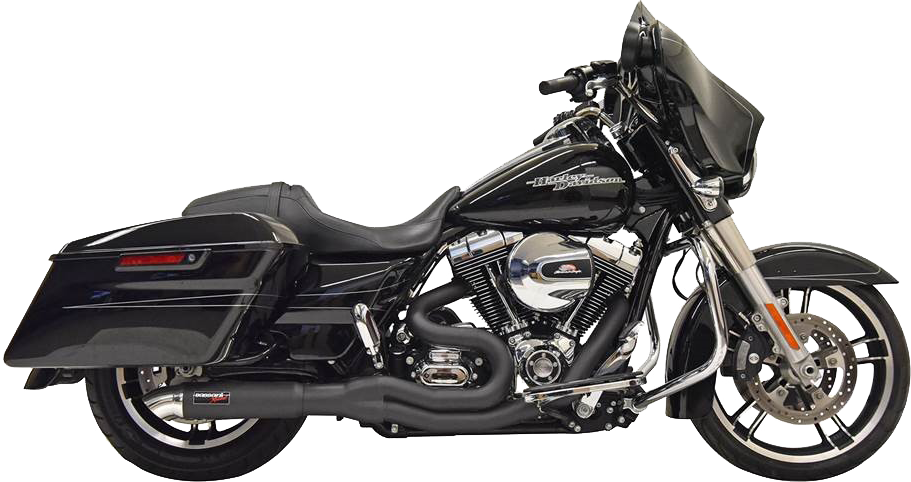 Bassani Xhaust 2:1 Exhaust - Black