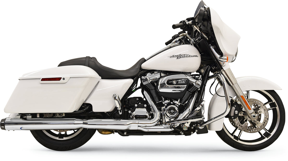 Bassani Xhaust 4" Quick Change Series Slip-On Mufflers - Chrome