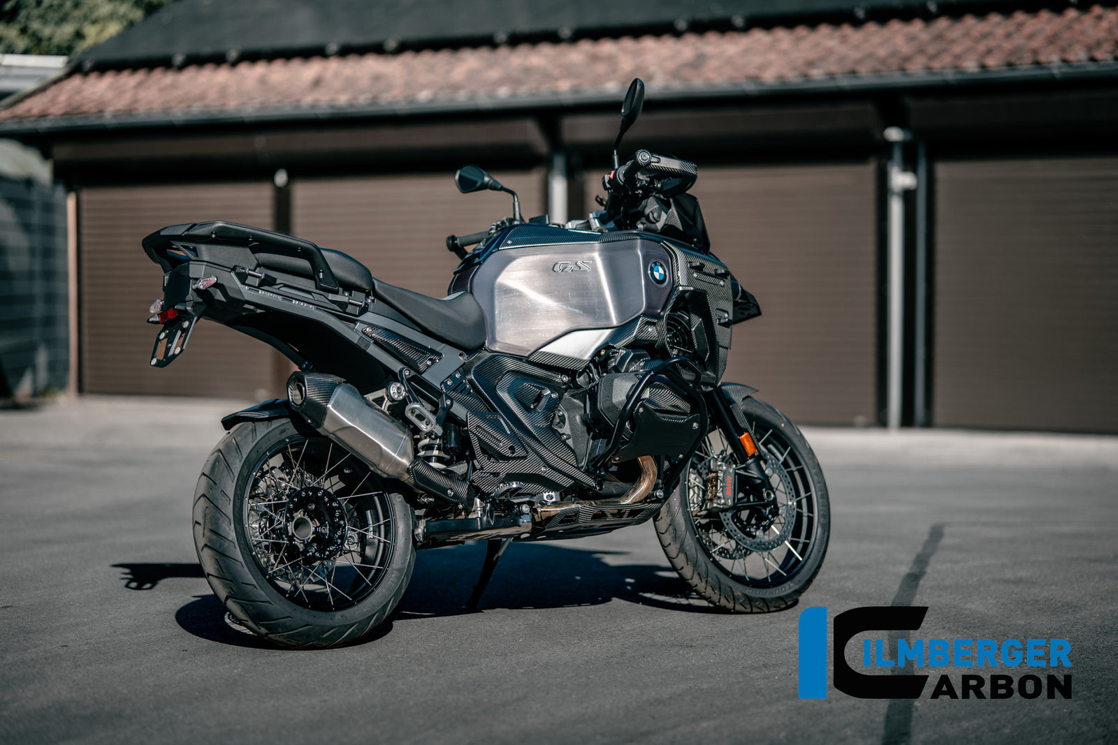 Ilmberger Carbon Heel Guard Right BMW R 1300 GS Adventure - Matte / Twill