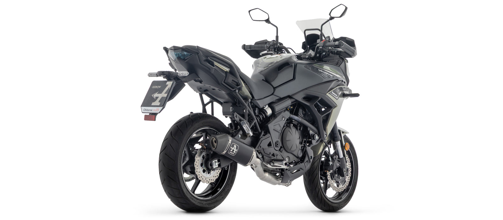 77501VAN Homologated Full System With Veloce Aluminium Dark Slip On