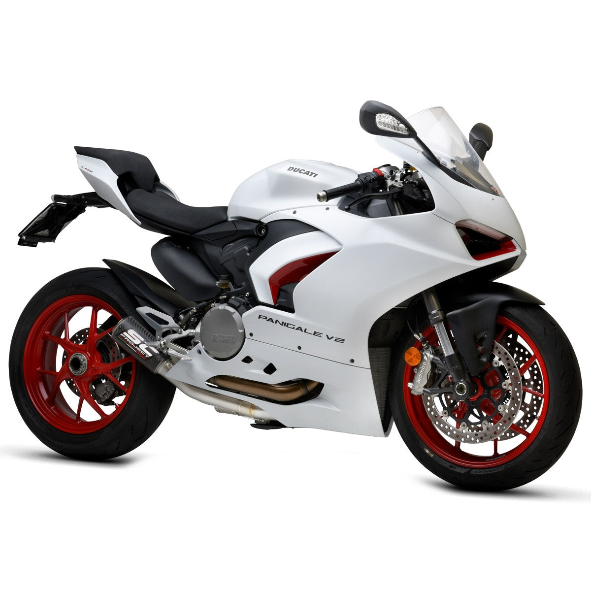 SC Project CRT Carbon Slip On Exhaust for Panigale V2