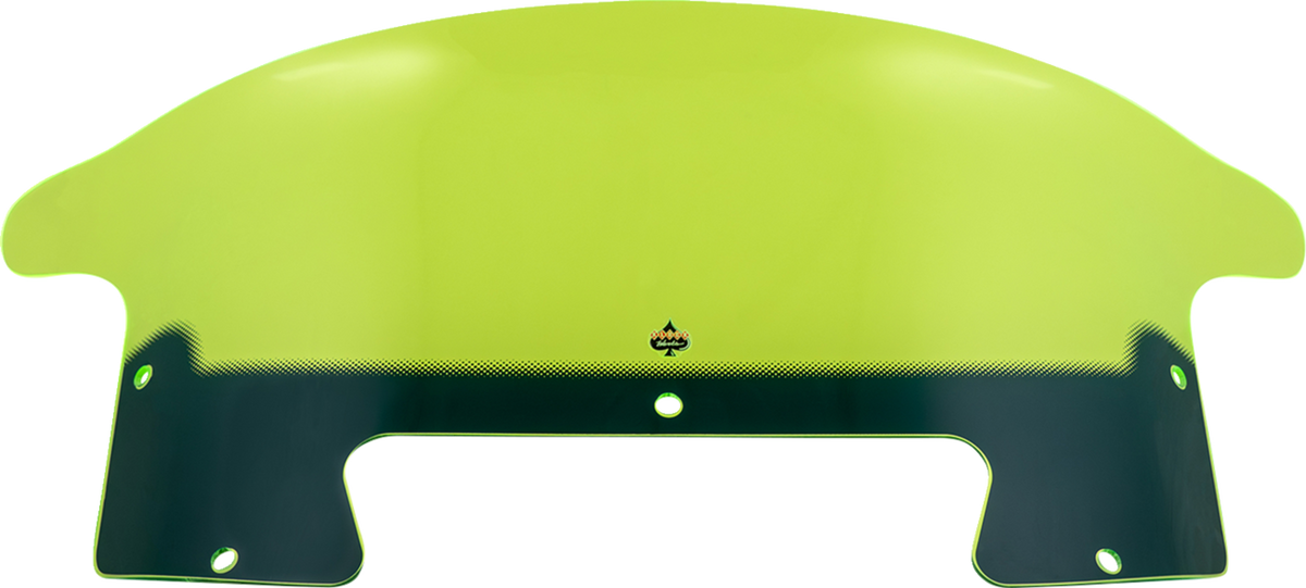 Klock Werks Windshield - 9" - Green Ice - Chieftain PowerPlus/Roadmaster PowerPlus