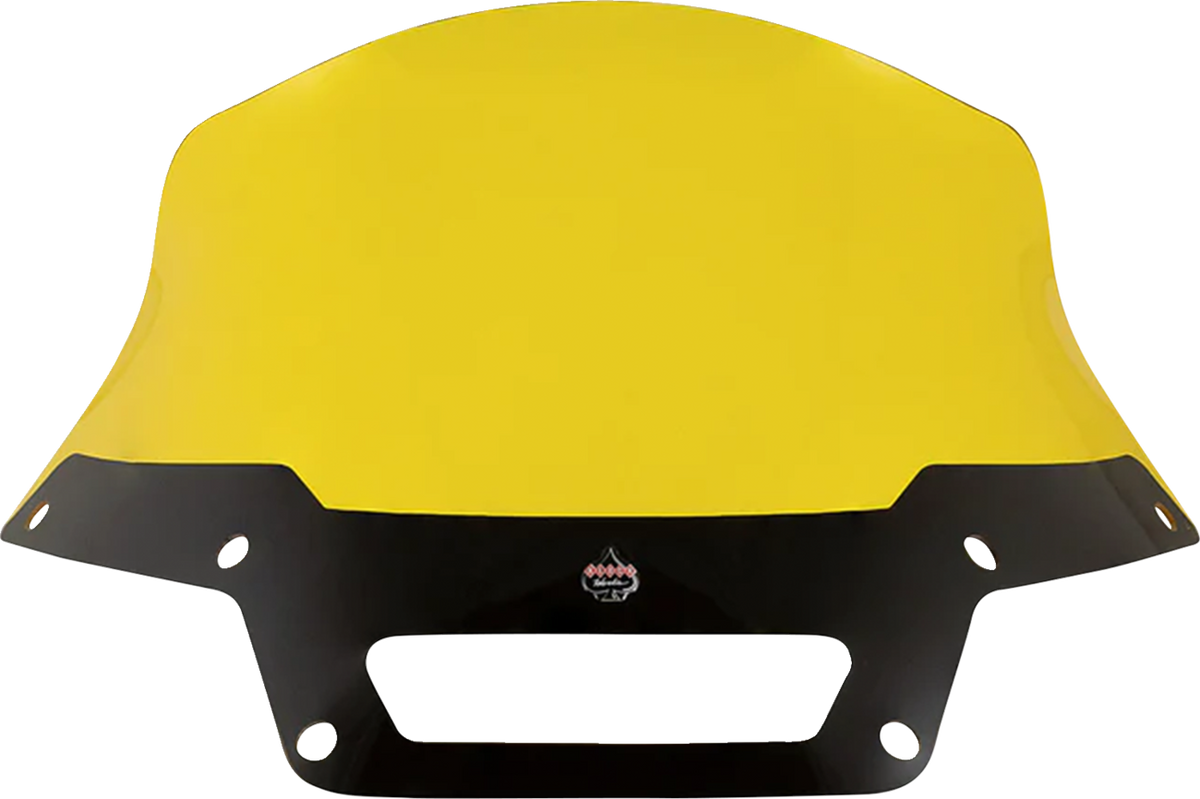 Klock Werks Kolor Flare® Windshield - 8" - Yellow - '22-'25 FXLRST