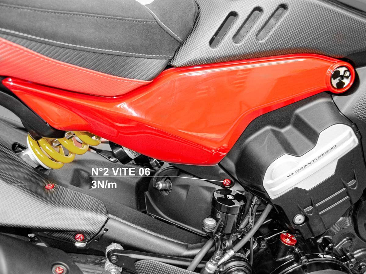 Ducabike DBK KVT47 Diavel V4 Side Covers Screw Kit