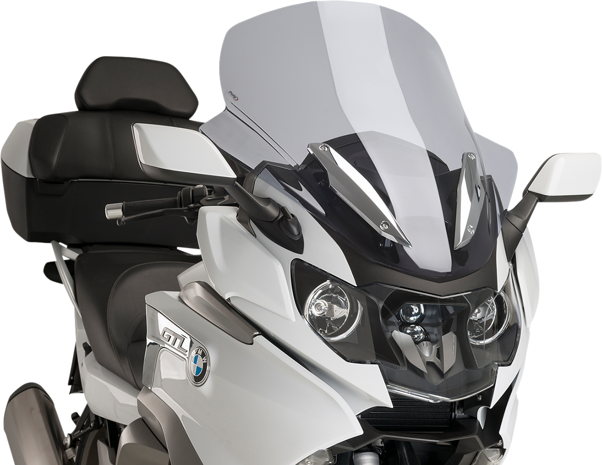 PUIG HI-Tech Parts Race Windscreen - 27-1/2" - Light Smoke - BMW