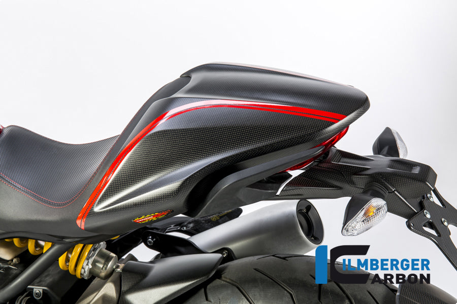 Ilmberger Carbon Passenger Seat Cover Ducati Monster 1200 / 1200 S - Matte