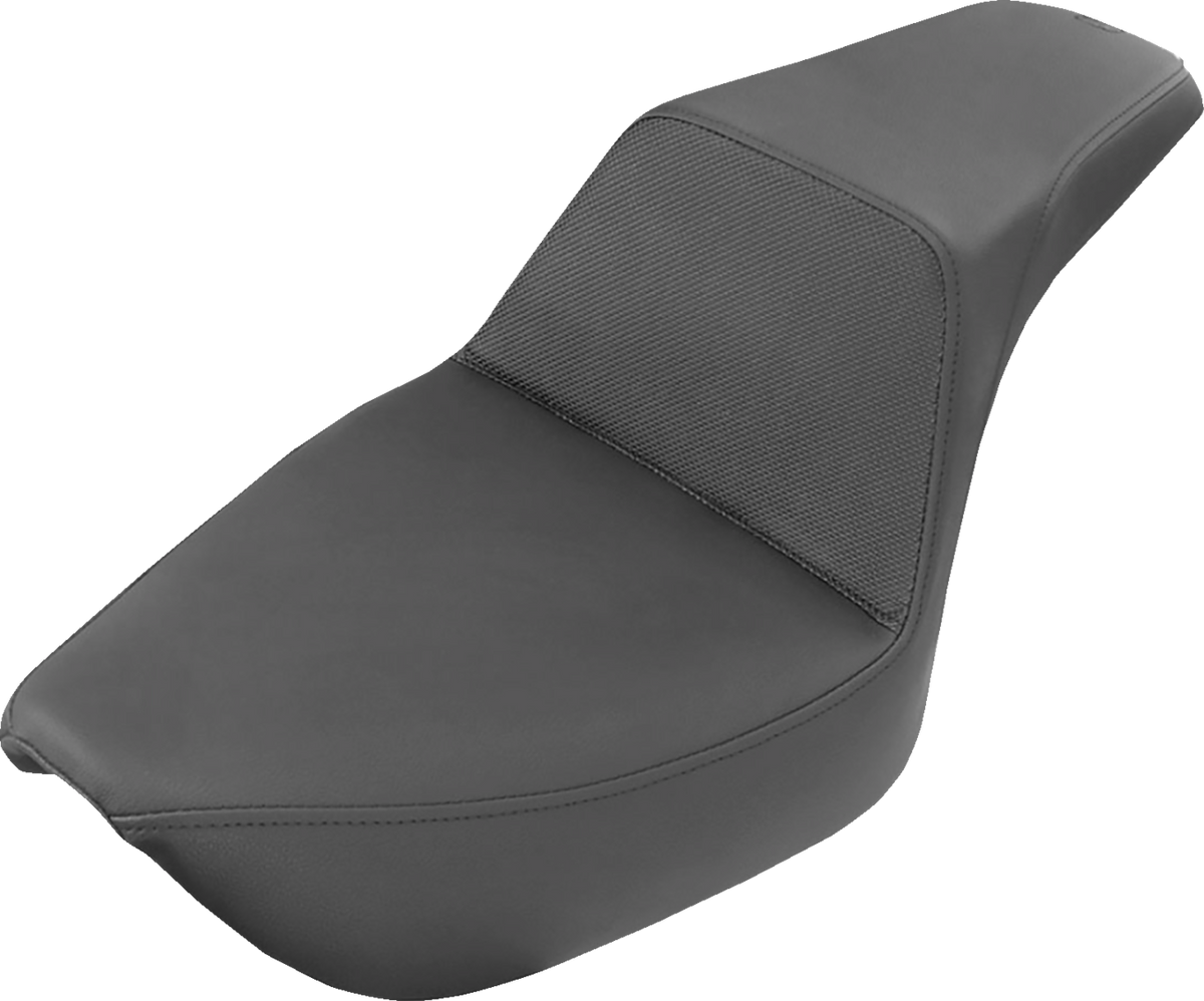 Saddlemen Step-Up Seat - Gripper - Black - FLHR/FLHX