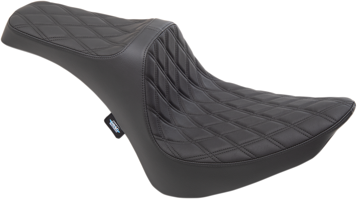 Drag Specialties Seats Predator III Seat - Double Diamond - Black Stitching - FXST/FLST '84-'99