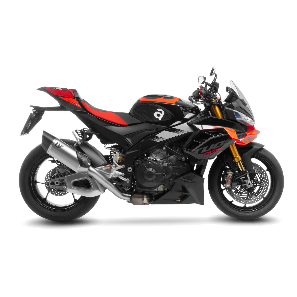 LeoVince Lv-14 R (15642U) - for APRILIA | TUONO V4 1100/FACTORY | 2021 - 2024; APRILIA | TUONO V4 1100/FACTORY | 2025 - 2026; APRILIA | TUONO V4 1100/FACTORY/RR | 2019 - 2020 - image 1 of 4