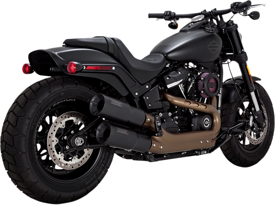 Vance & Hines Black Hi-Output Mufflers - Black - FXFB/FXFBS