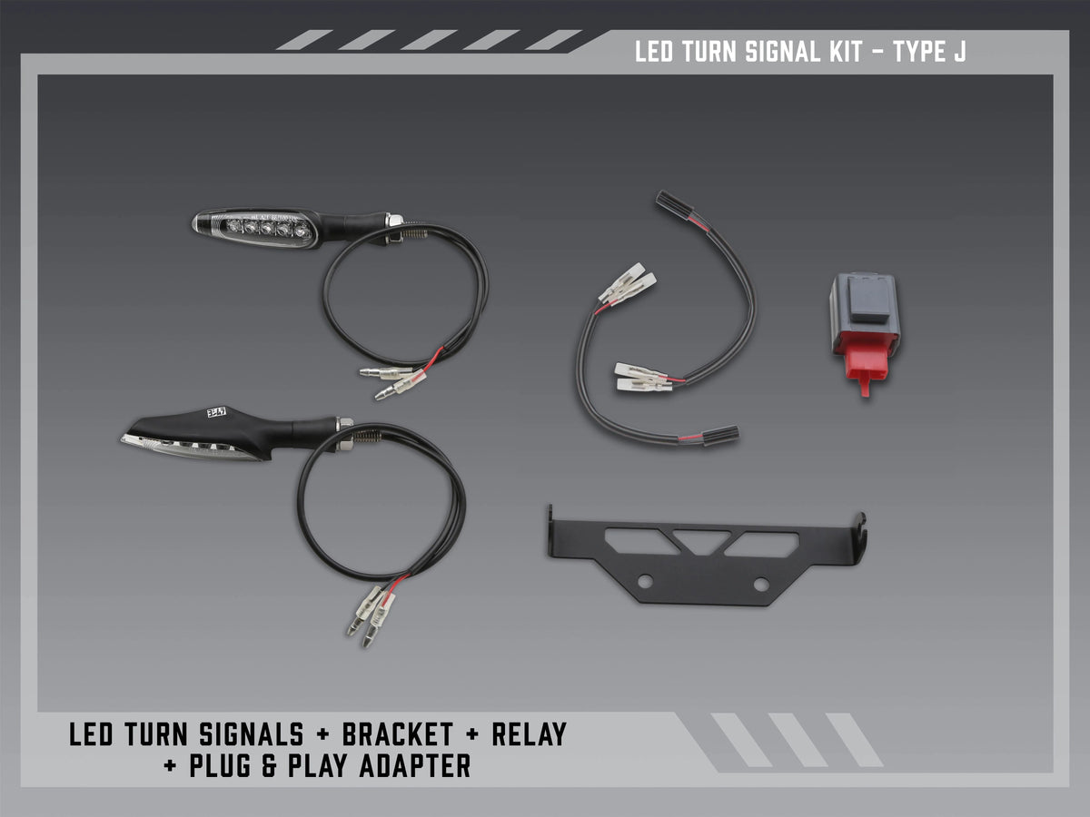 Yoshimura Type J Standard LED Signal Kit For V2 Fender Eliminators