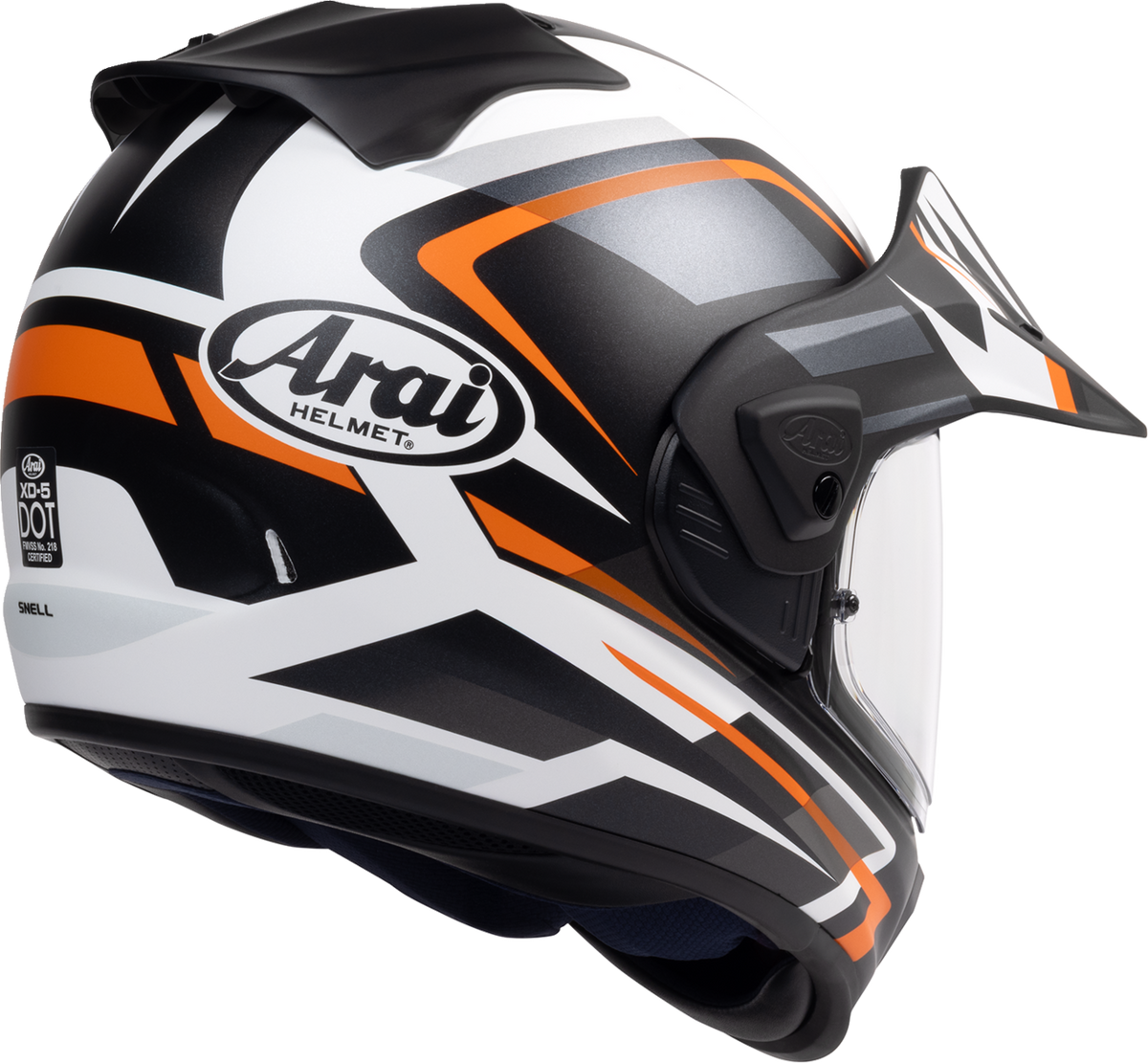 ARAI Helmets XD-5 Discovery Helmet - Black / Matte / Orange / Orange Frost / Silver / White / L