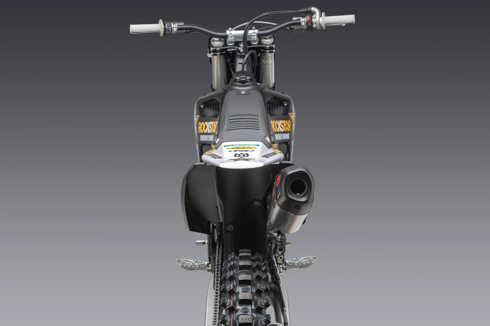 Yoshimura KTM 250/350sx-F / Husqvarna FC250/350 22-26 RS-12 Stainless Full Exhaust, W/ Aluminum Muffler