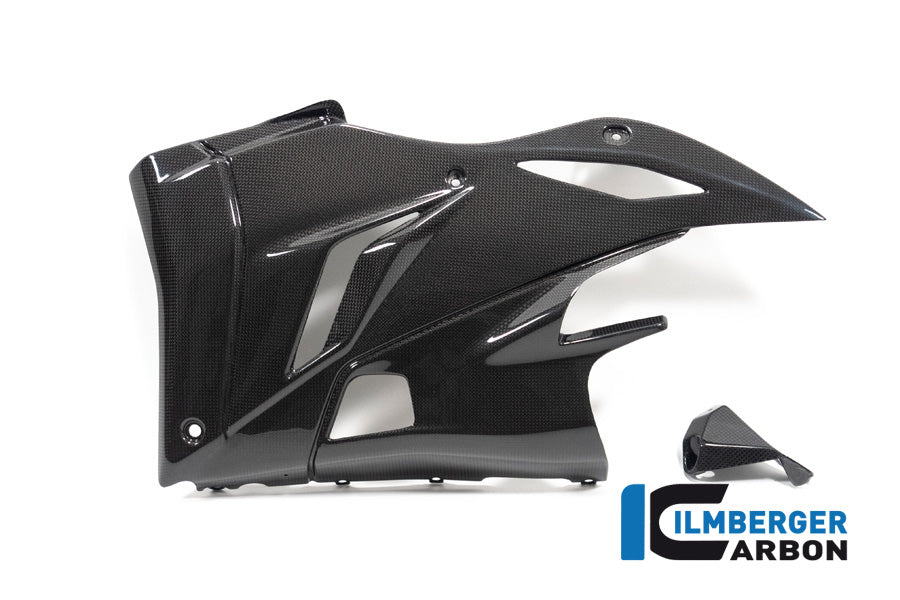 Ilmberger Carbon Belly Pan Left V4 Ducati Streetfighter - Gloss