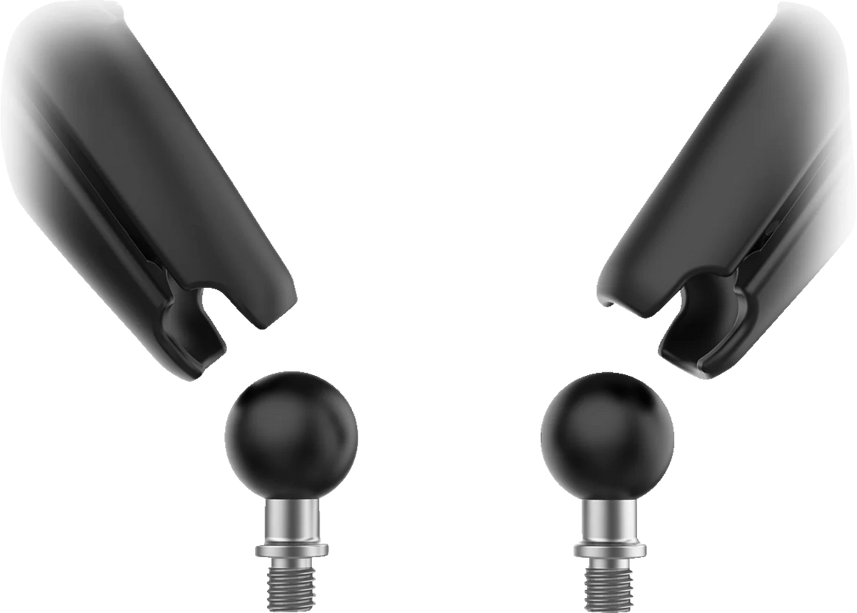RAM Mounts Tough-Mirror™ - Side View - Oval - Black - Left/Right - Long Arm