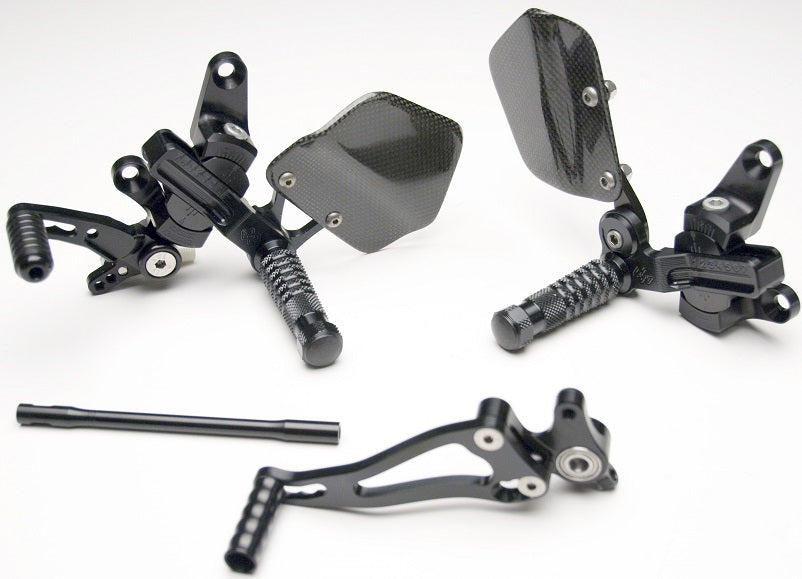 Gilles Tooling Footrest System VCR38GT Black