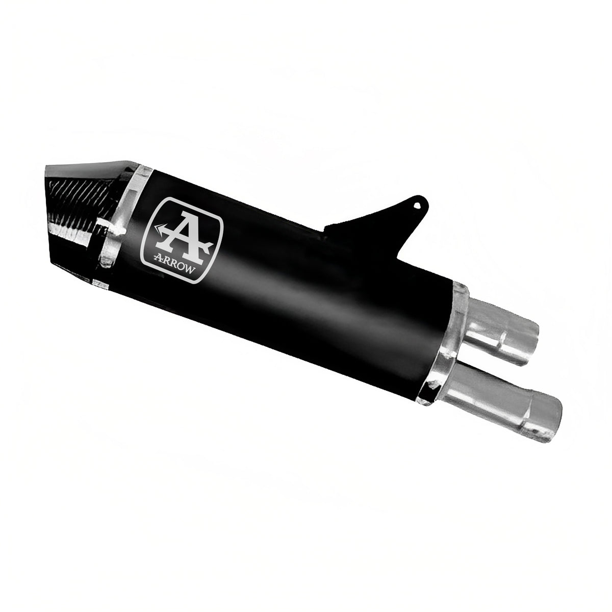 Arrow 71955AKN Race-Tech Aluminium Dark Slip On With Carbon End Cap