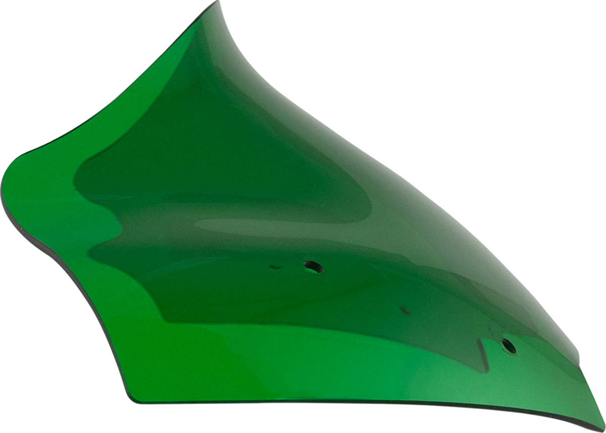 Klock Werks Kolor Flare® Windshield - 10" - Green - '23-'25 FLTRX