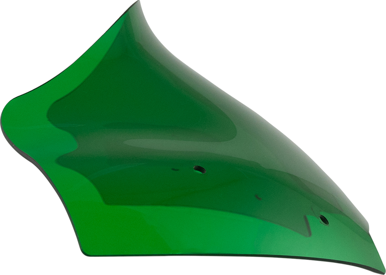 Klock Werks Kolor Flare® Windshield - 10" - Green - '23-'25 FLTRX