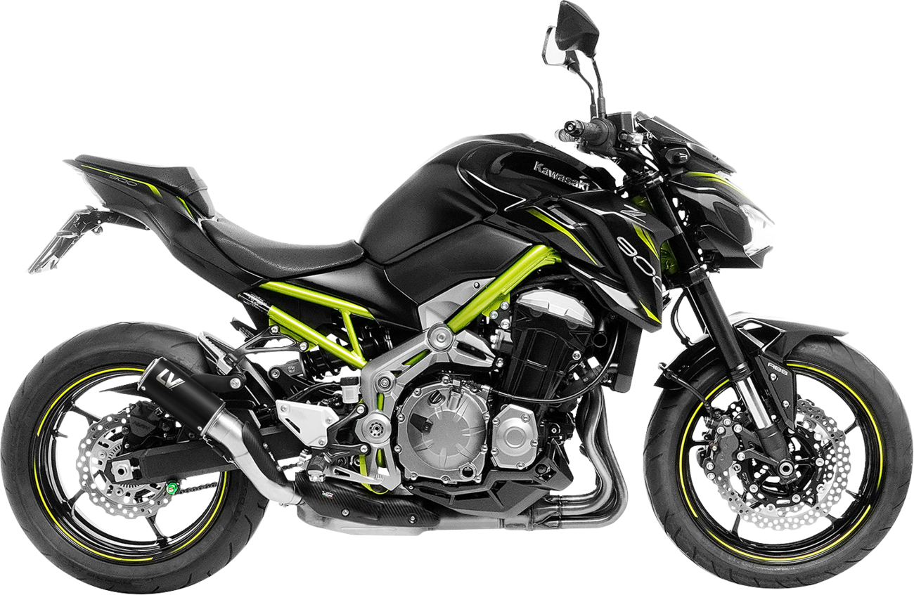 LeoVince LV Corsa S Black Edition Slip-On Muffler - Kawasaki Z 900