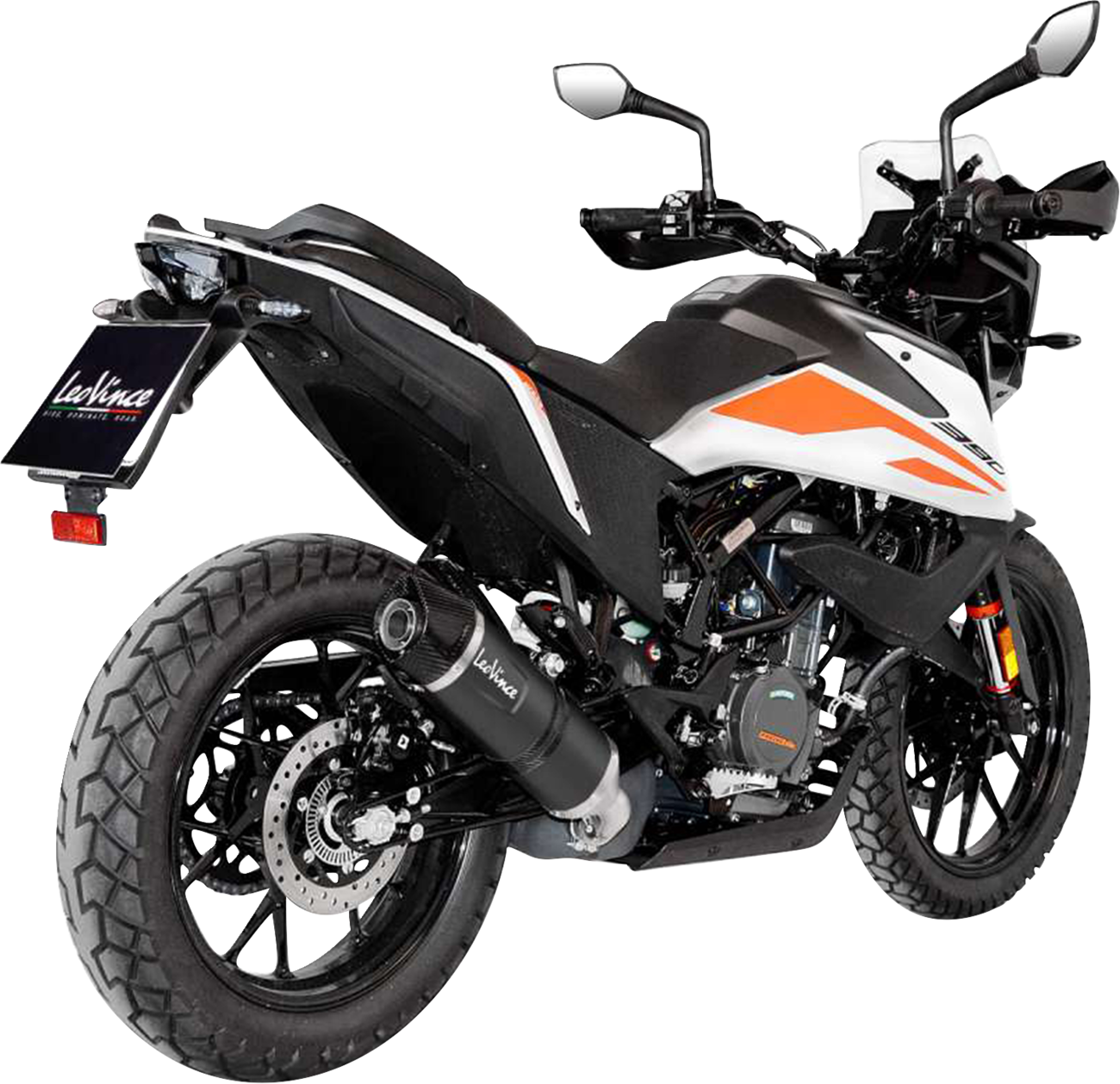 LeoVince LV One Evo Slip-On Muffler - Black - 390 Adventure