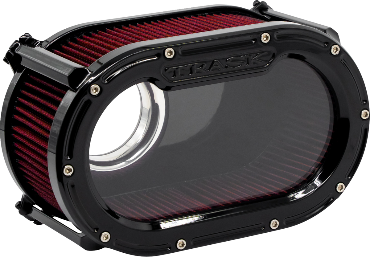 Trask Big Papi High-Flow Air Cleaner - Gloss Black - Gen 2 M8