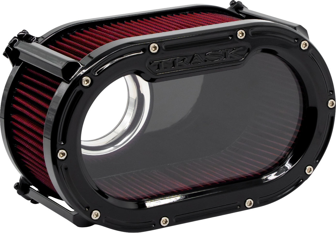 Trask Big Papi High-Flow Air Cleaner - Gloss Black - Gen 2 M8