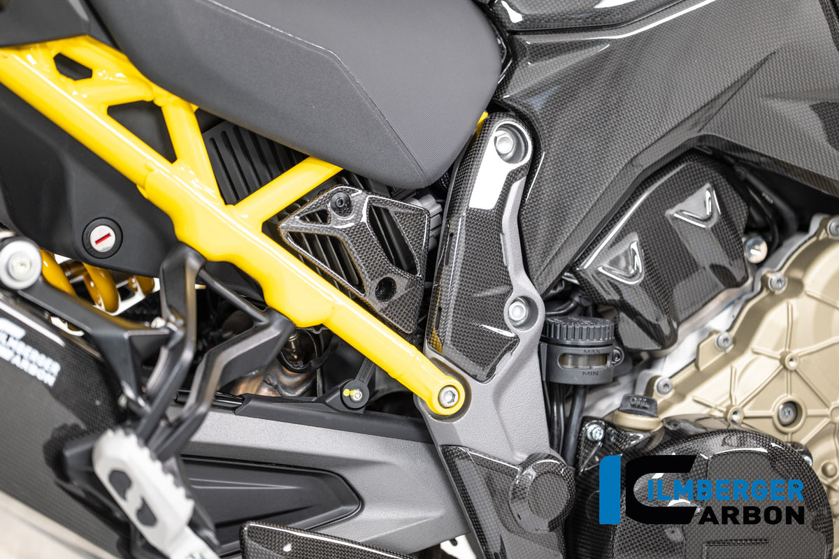 Ilmberger Carbon Upper Frame Cover Right Carbon Glossy Ducati Multistrada V4 2025