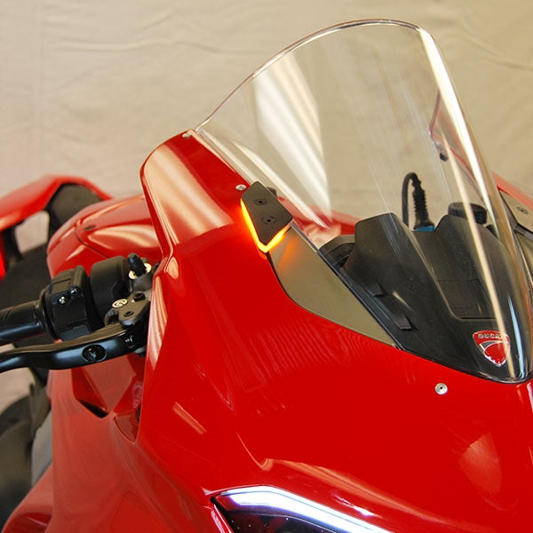 NRC Mirror Block Off Plate LED Turn Signals for Panigale V4 V4S V4R