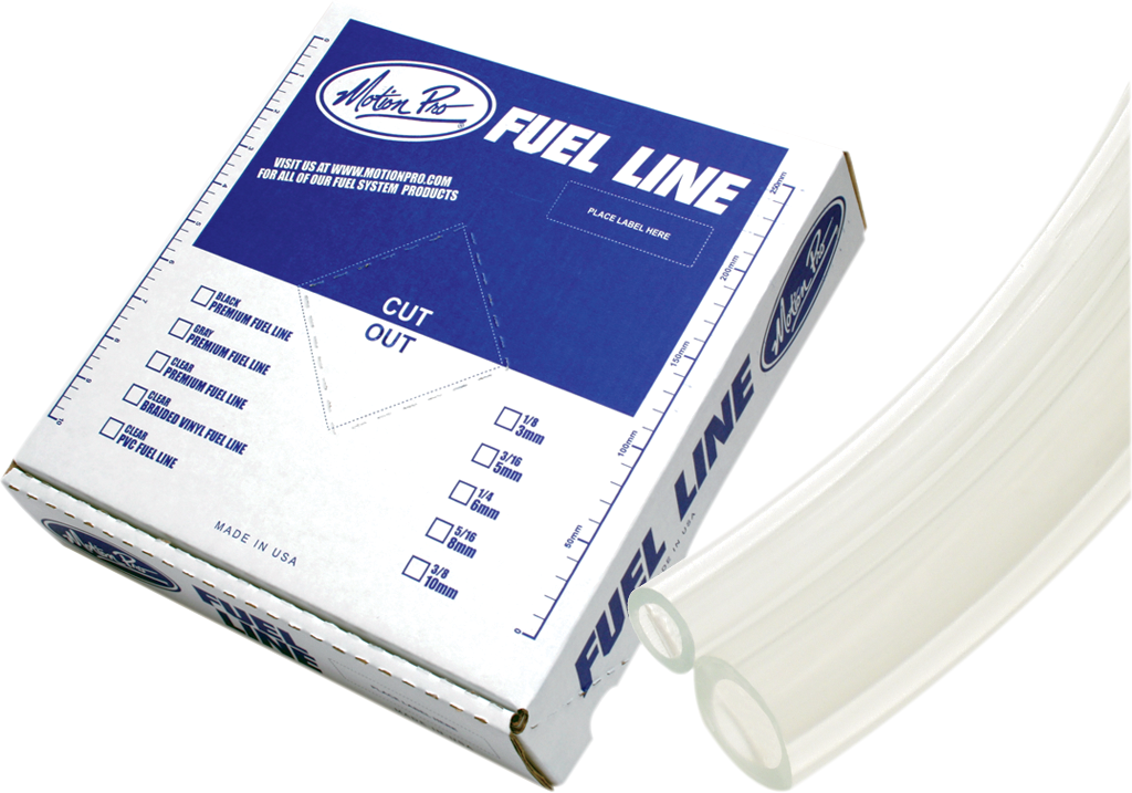 Motion Pro Premium Fuel Line - Clear - 5/16" - 25'