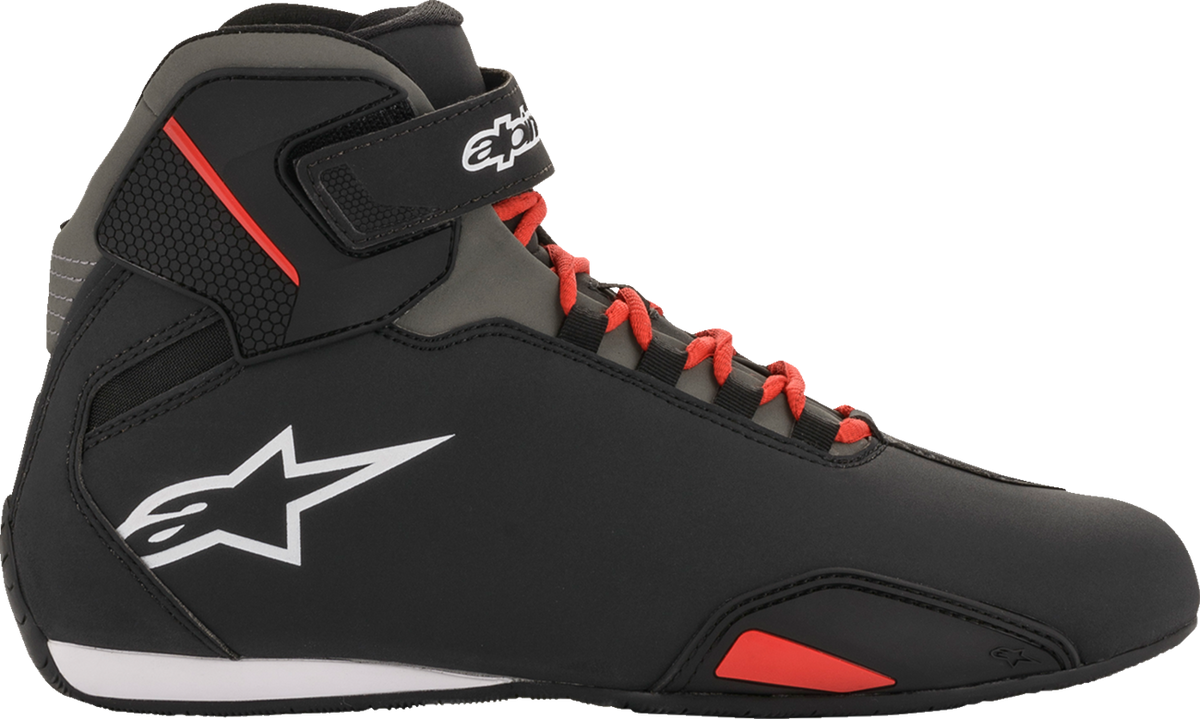 Alpinestars Sektor Shoes — Abrasion Resistant/Hook And Loop/Removable Anatomic Footbed