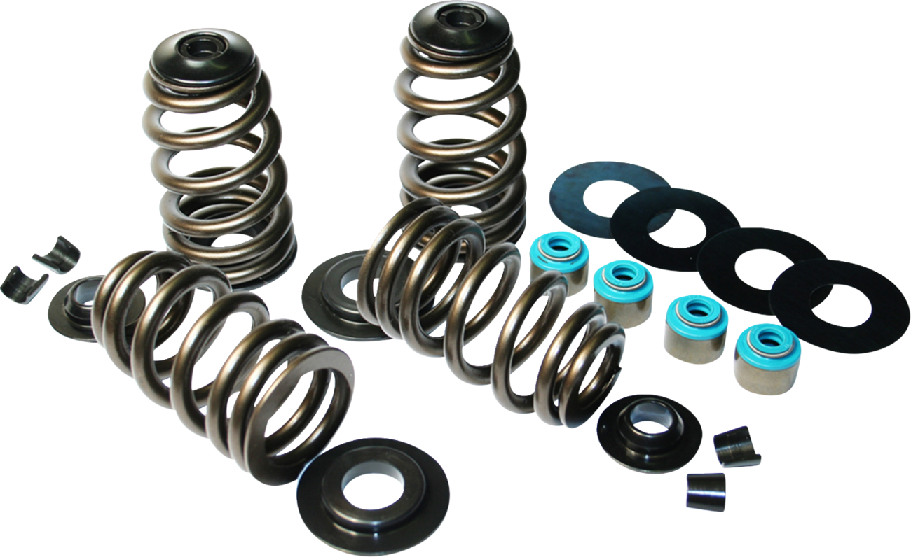 Feuling Parts Valve Spring Kit - Steel Retainers - For 7.00 MM Valve Stem - Twin Cam