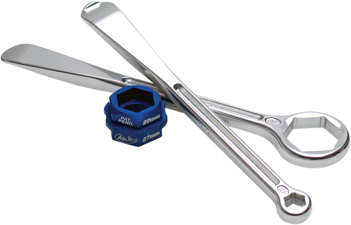Motion Pro Tire Lever/Wrench - T6 - Hex - Closed End/Contoured - With Adapter - Set