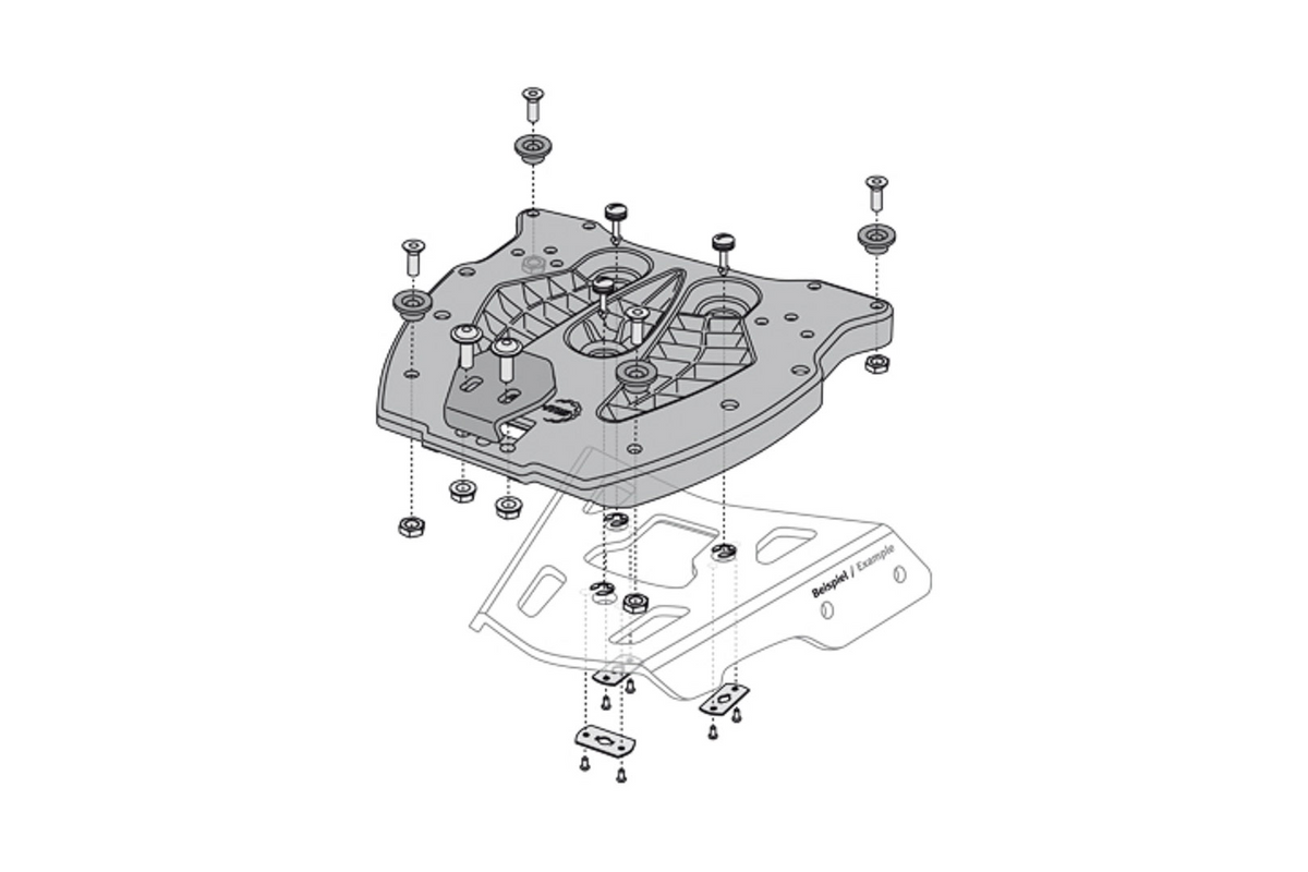 SW-Motech Adapter Plate For ALU-RACK