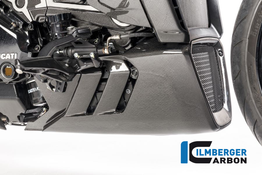 Ilmberger Carbon Belly Pan Right Ducati XDiavel 2016 - Gloss